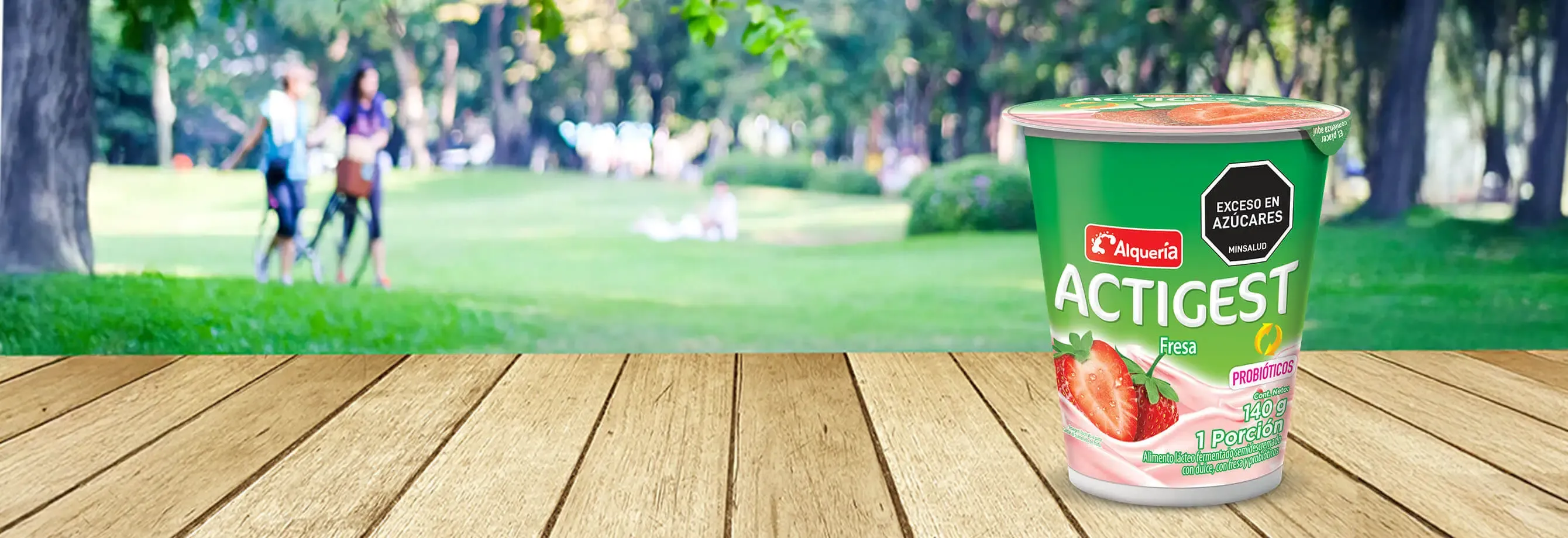 Actigest Cremosito Fresa Banner