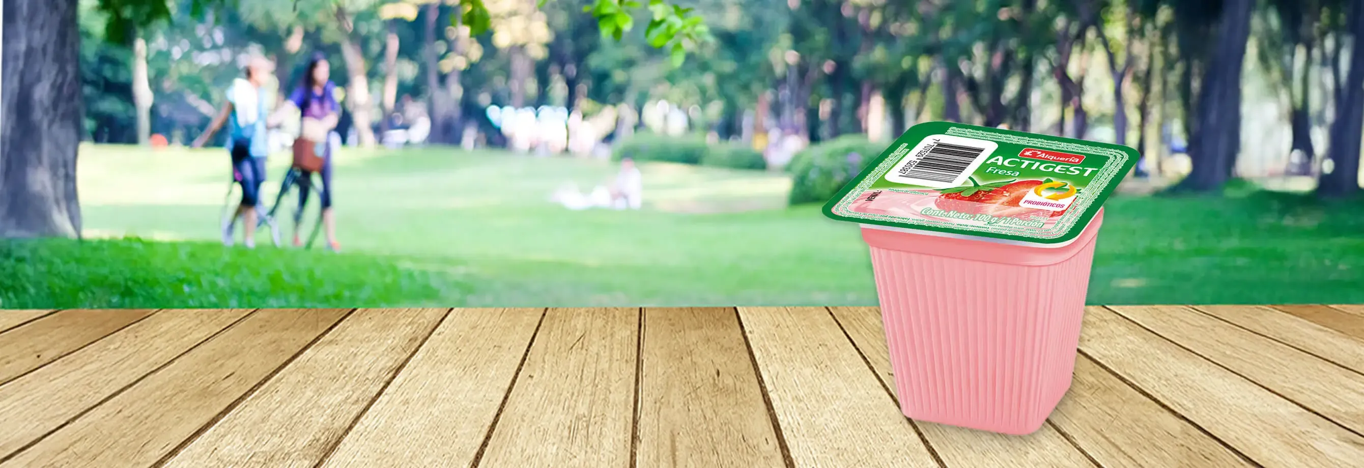 Actigest Cremosito Fresa Banner
