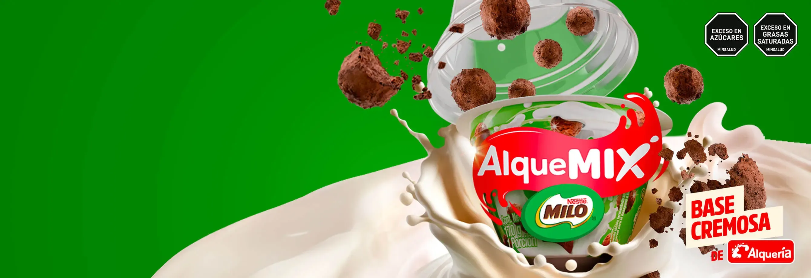 AlqueMIX Milo Banner