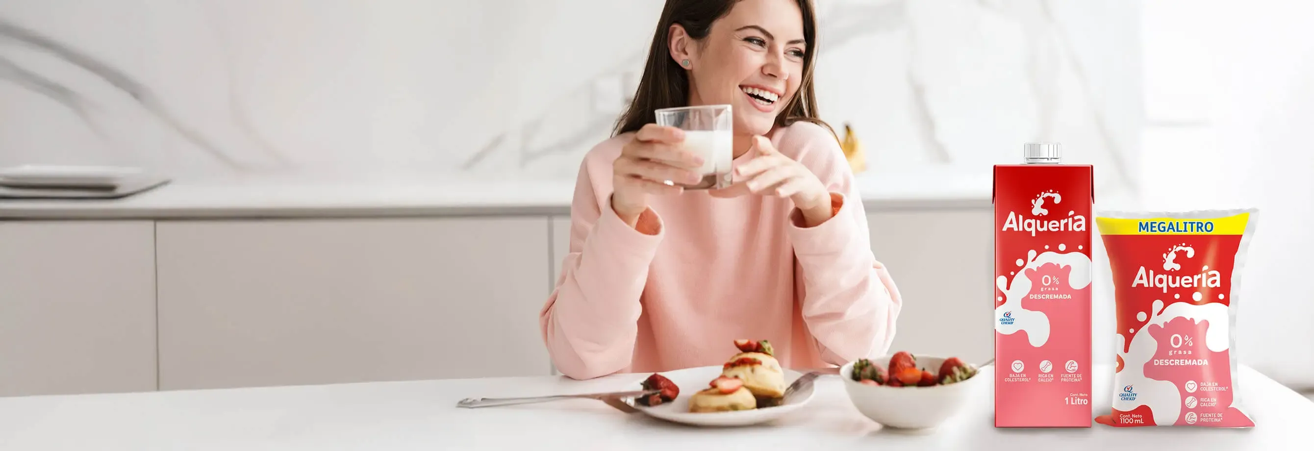 Leche 0 Grasa Banner