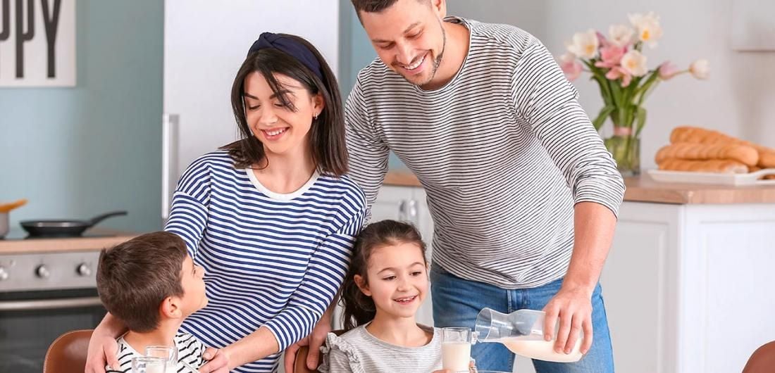 5 beneficios de la leche para toda la familia
