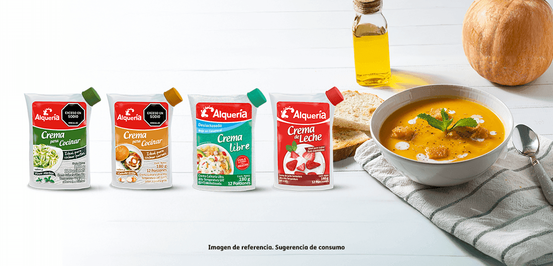 banner crema alquería