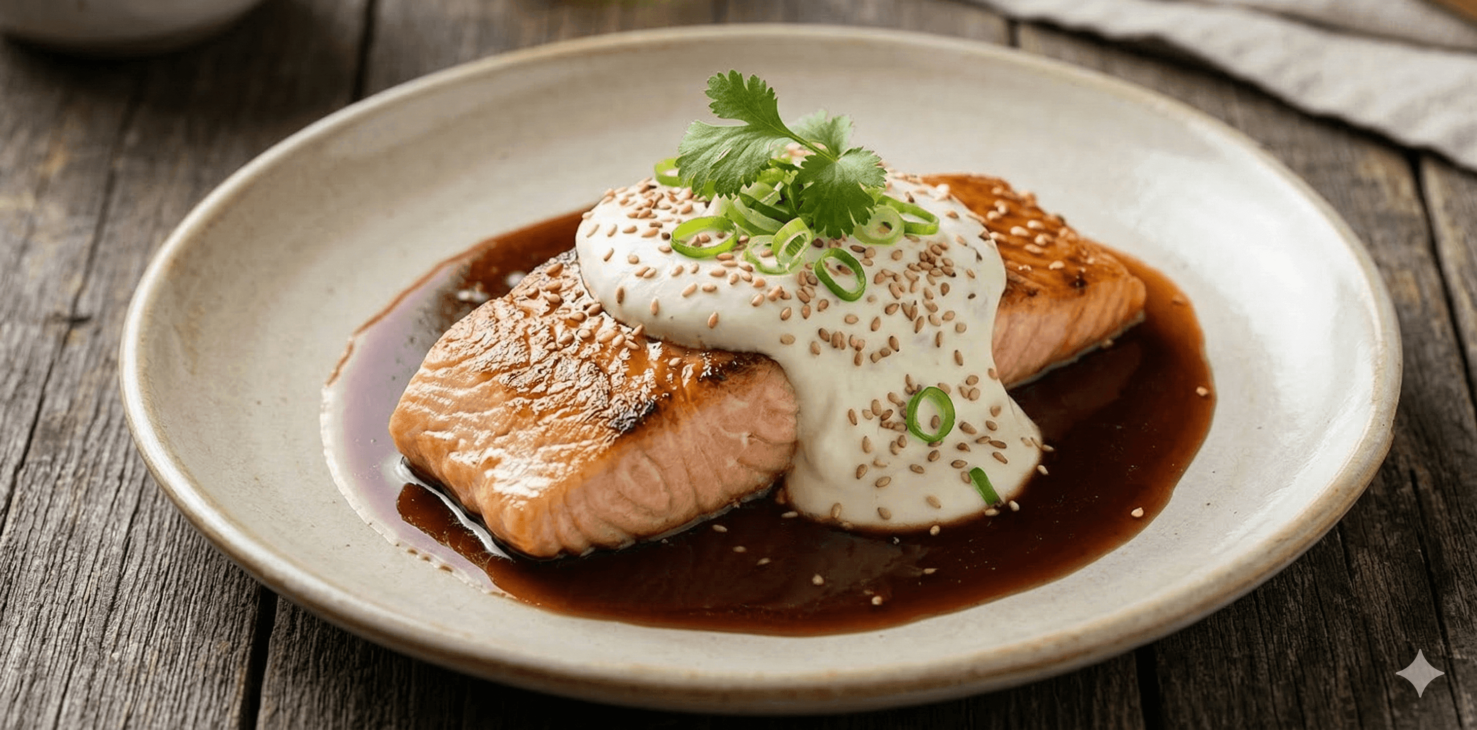 Salmón estilo oriental