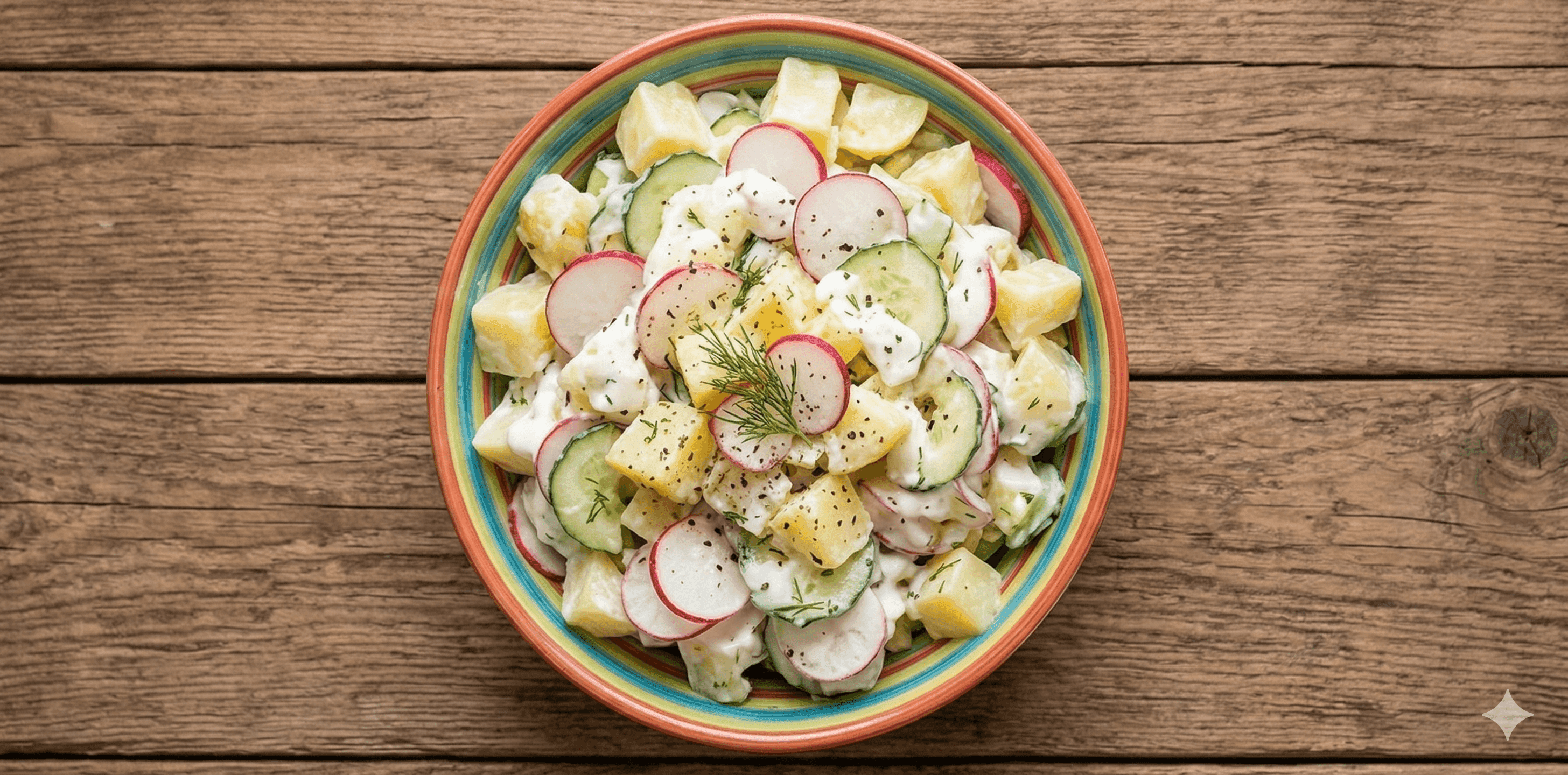 Ensalada de papa y rabanitos