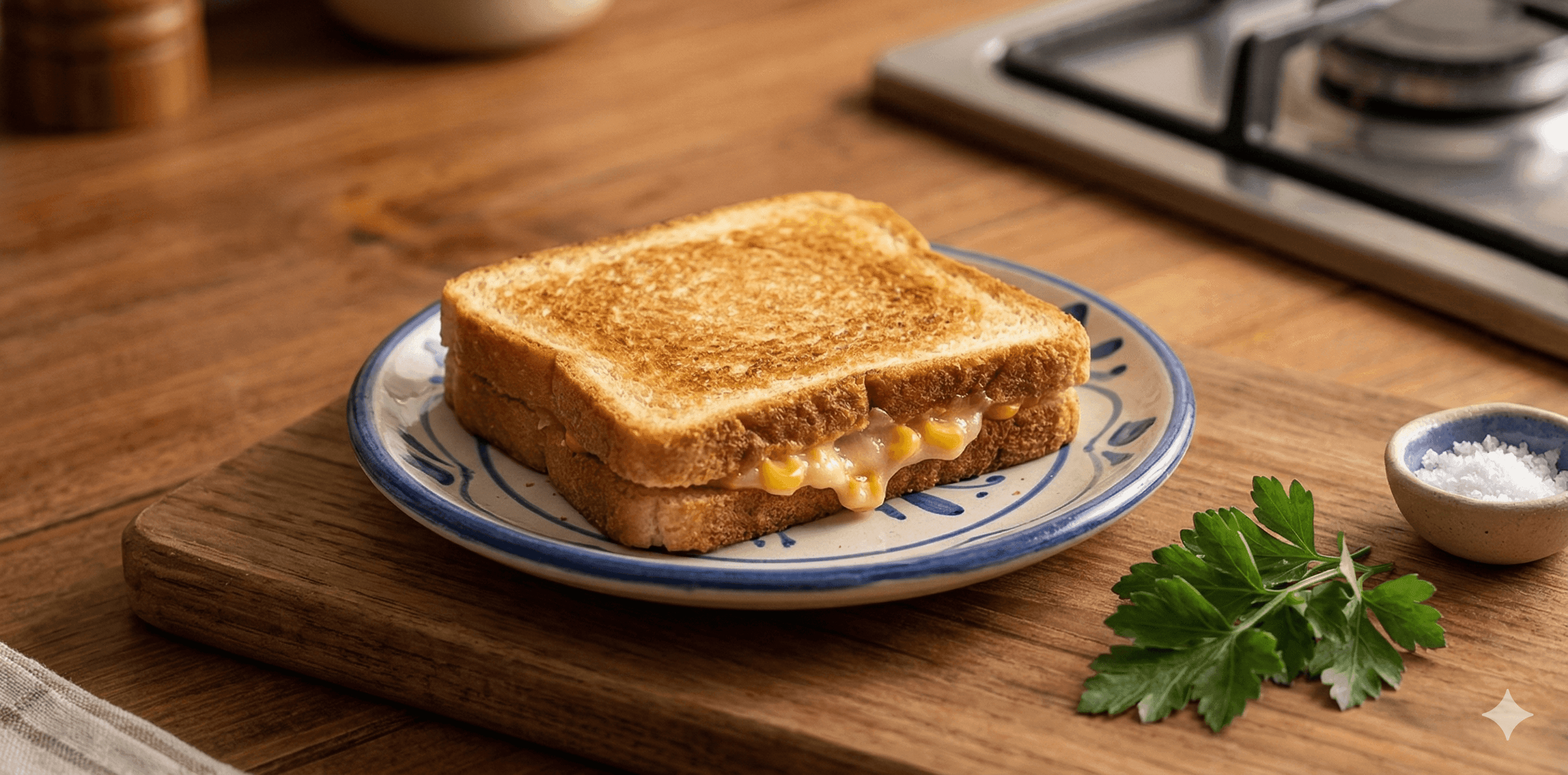 Selladito de queso y maíz