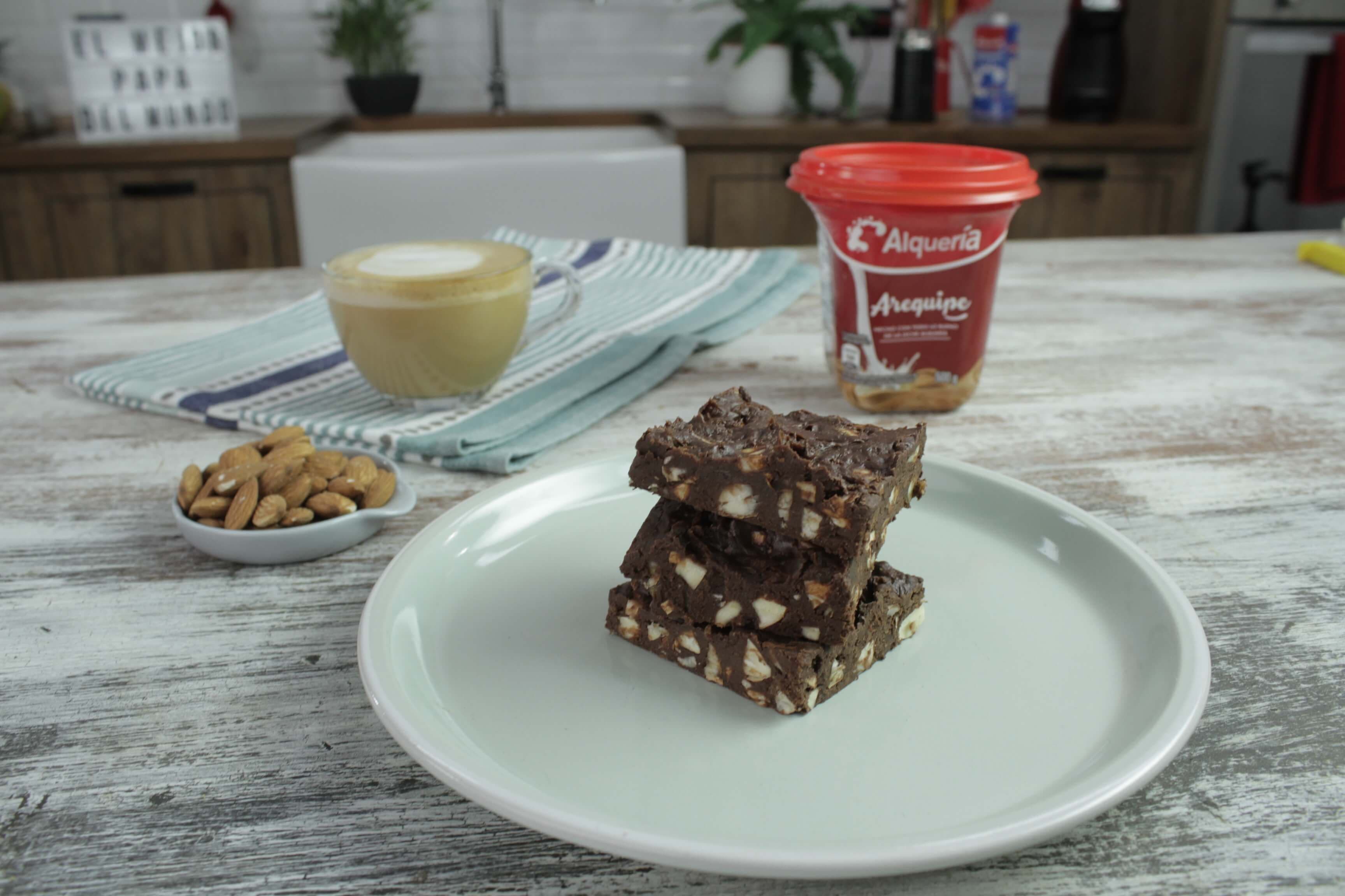 Brownie sin hornear de Arequipe Alquería