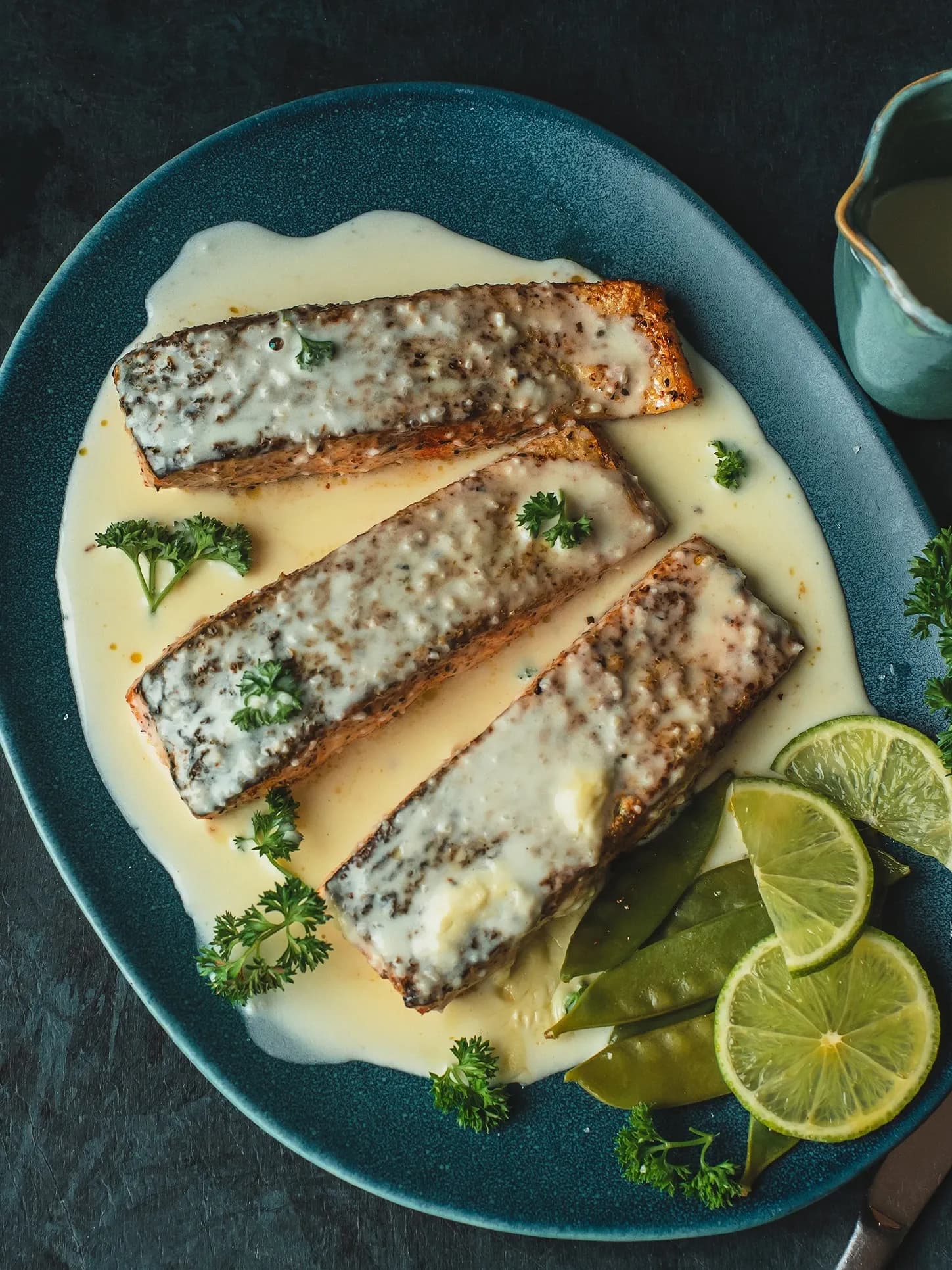 PESCADO EN SALSA DE AJO