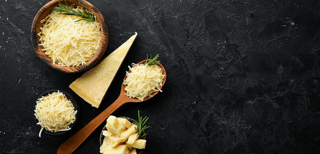 Banner articulo queso parmesano b&n