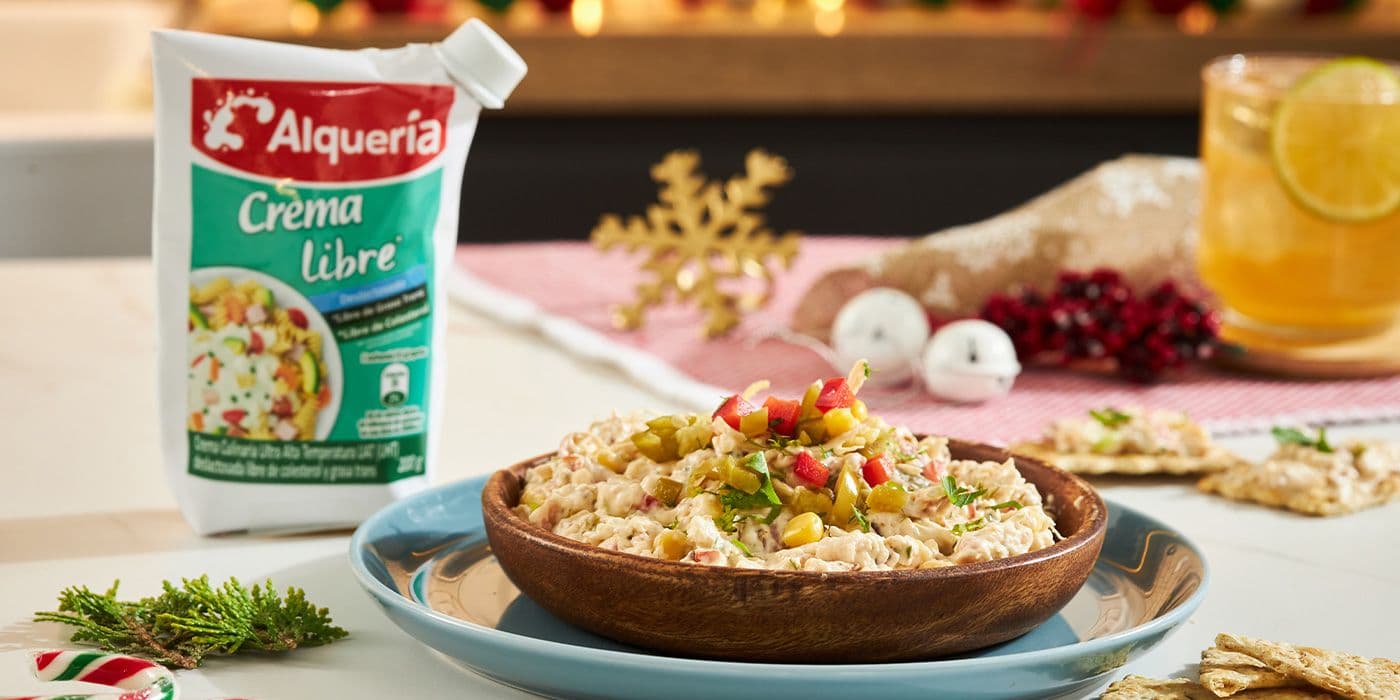 Dip de mazorca dulce con Crema Libre