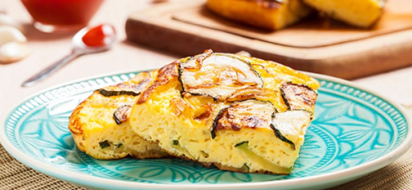 Tortilla de Zucchini o calabacín verde