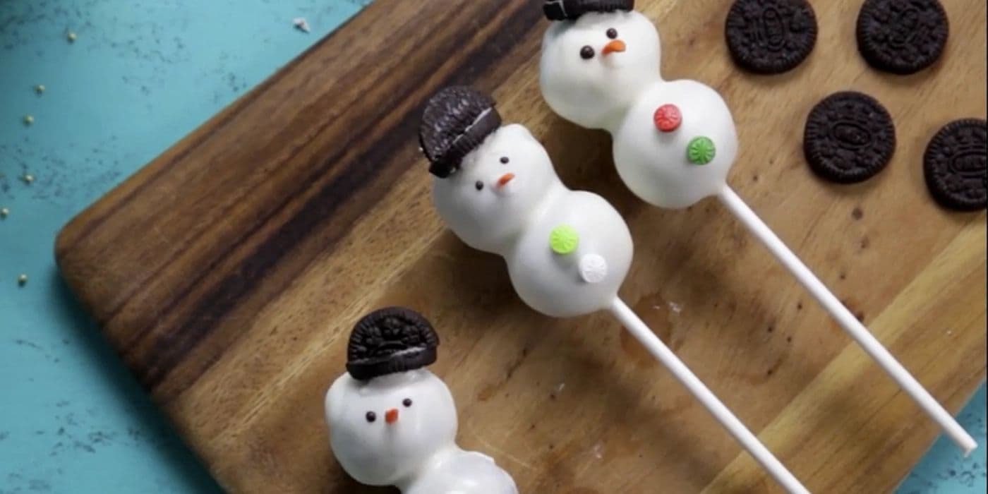 Trufas de muñecos de nieve