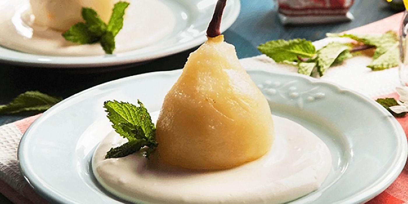 Peras francesas en almíbar