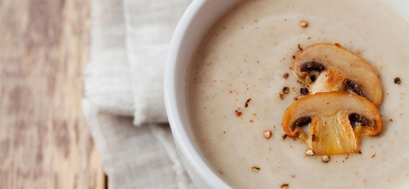Crema de champinones