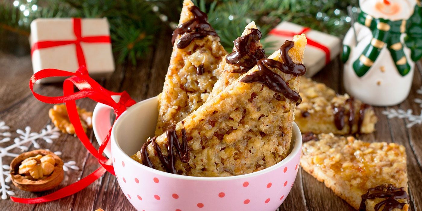 Dulces de cereal y chocolate