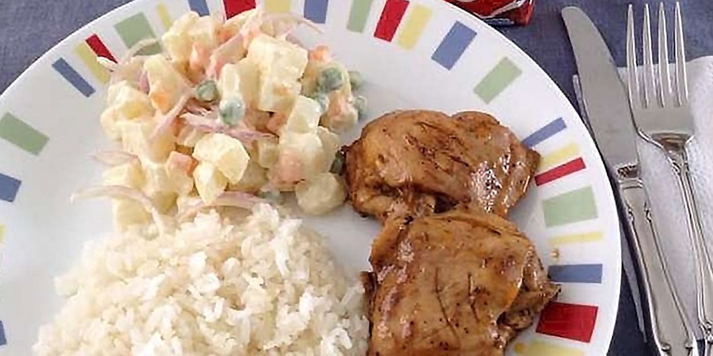 Ensalada de papa cremosa