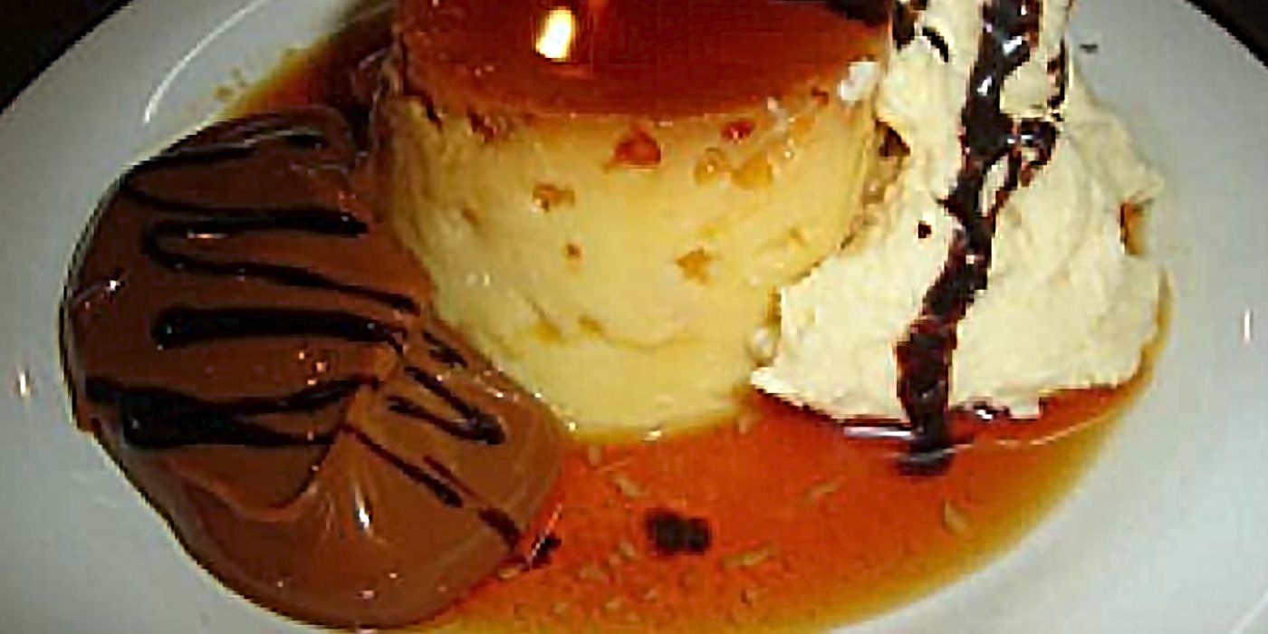 Flan mixto