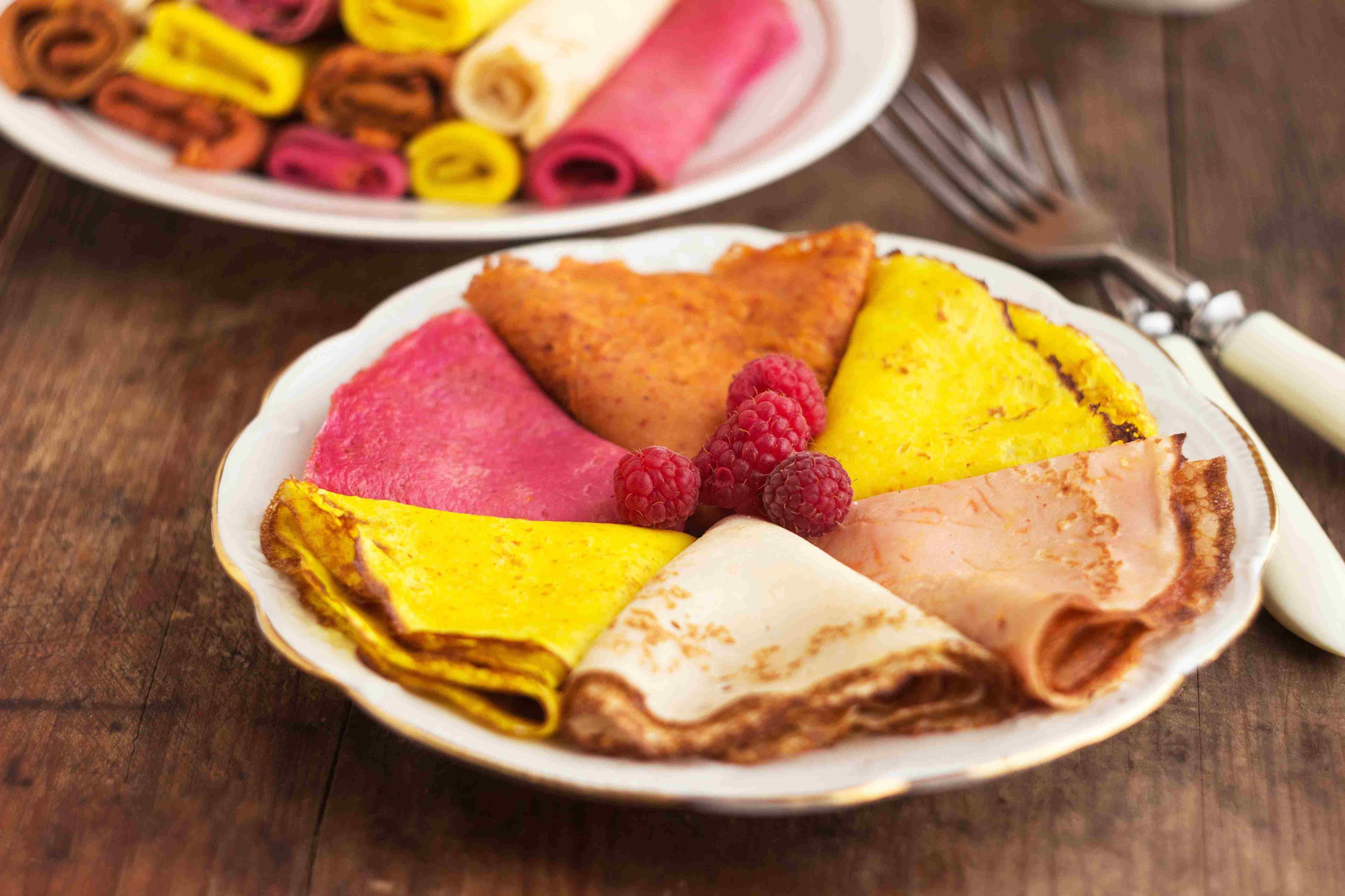 Crepes carnavaleros con Crema de Leche Alqueria