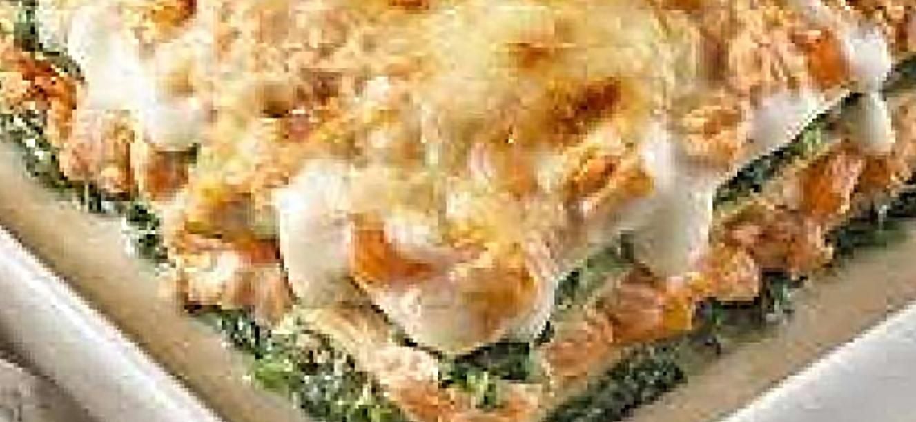 Lasana de atún con Crema de Leche Alquería