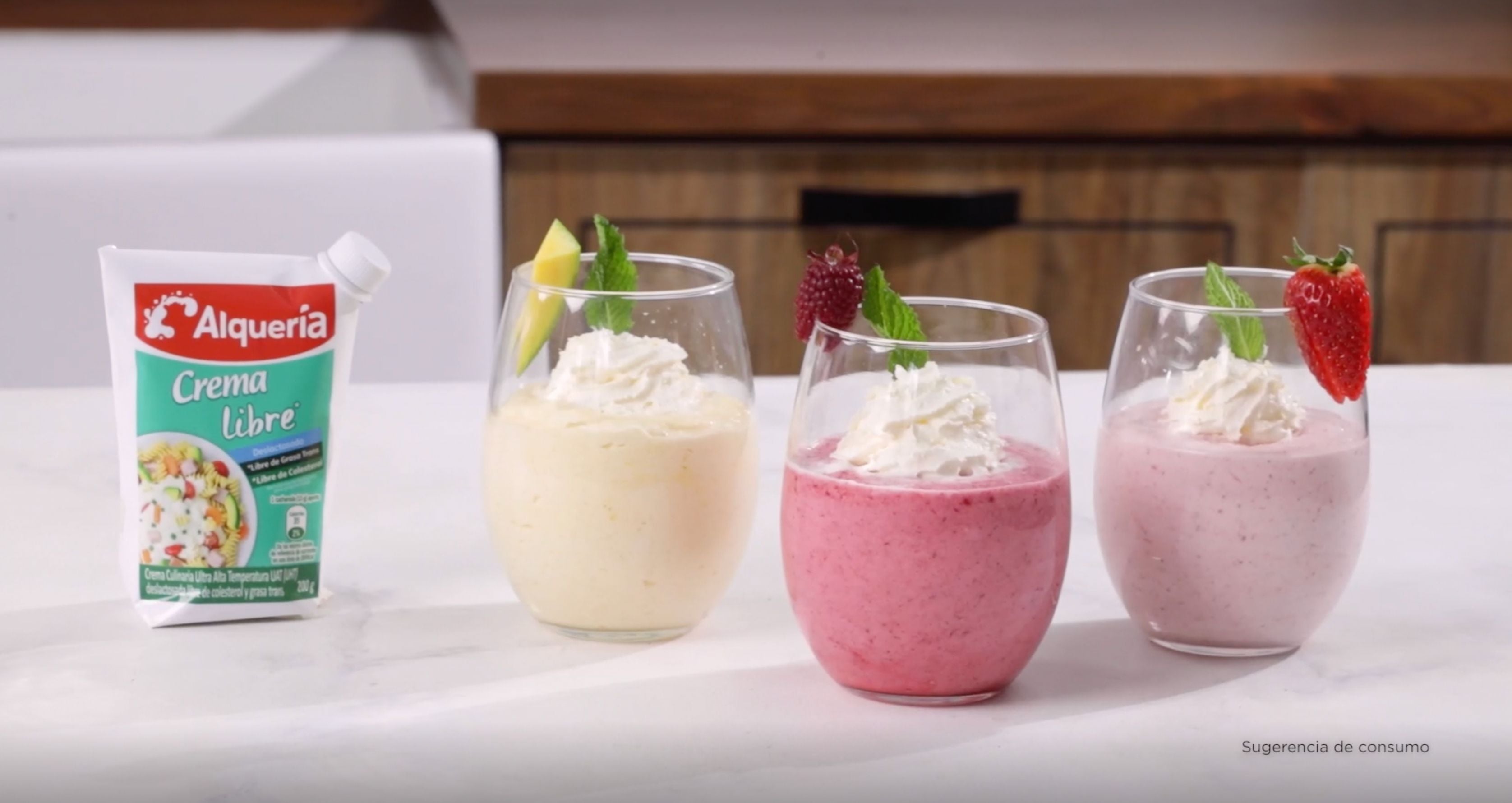 Receta fácil de mousse de frutas con 3 ingredientes