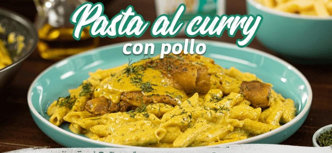 Pasta al Curry con Pollo