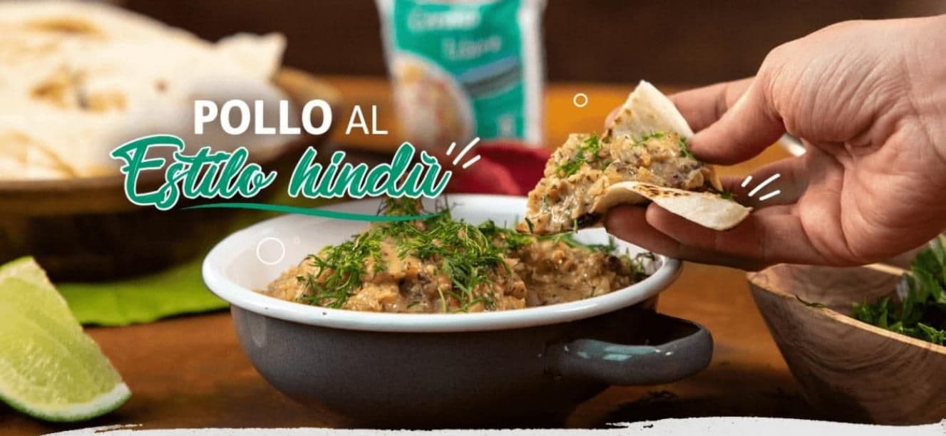 Pollo al estilo Hindu