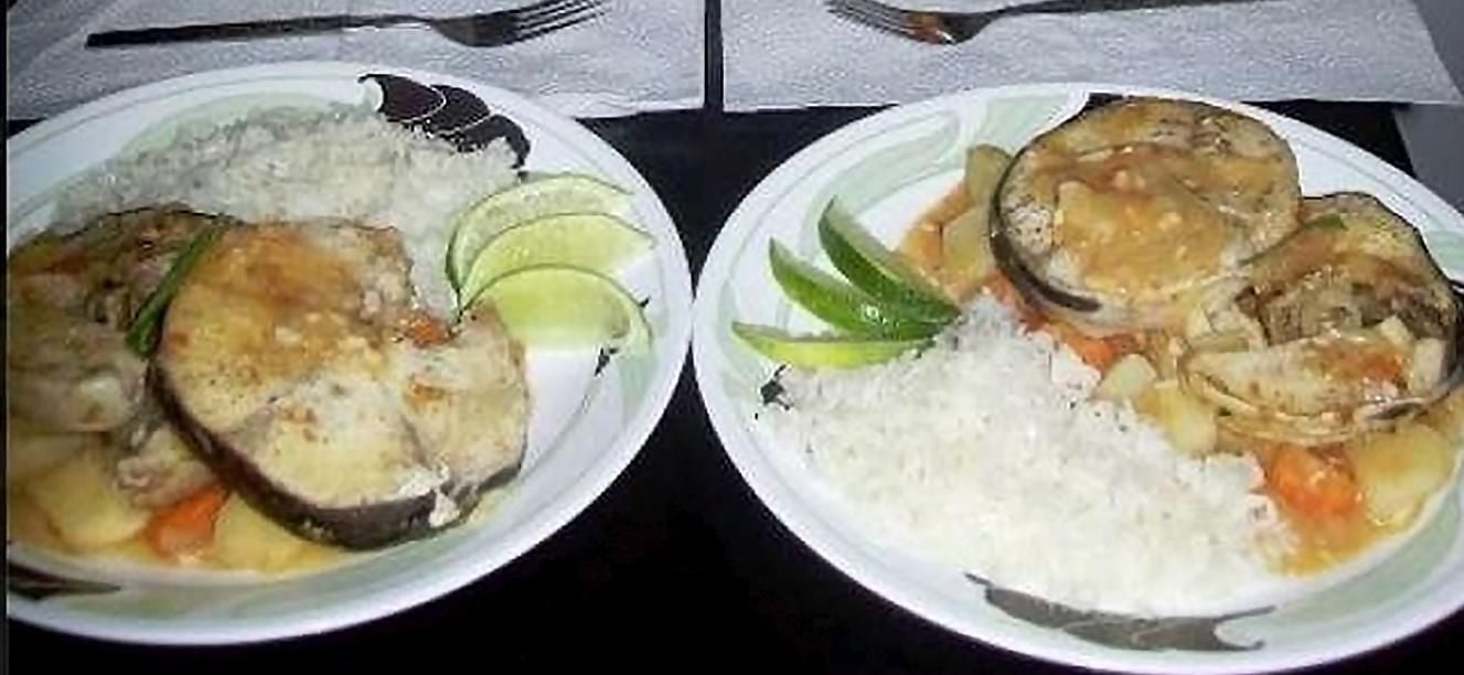 Posta de bagre en salsa de cafe