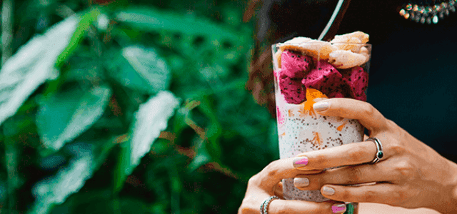 Pudín de chía con nueces