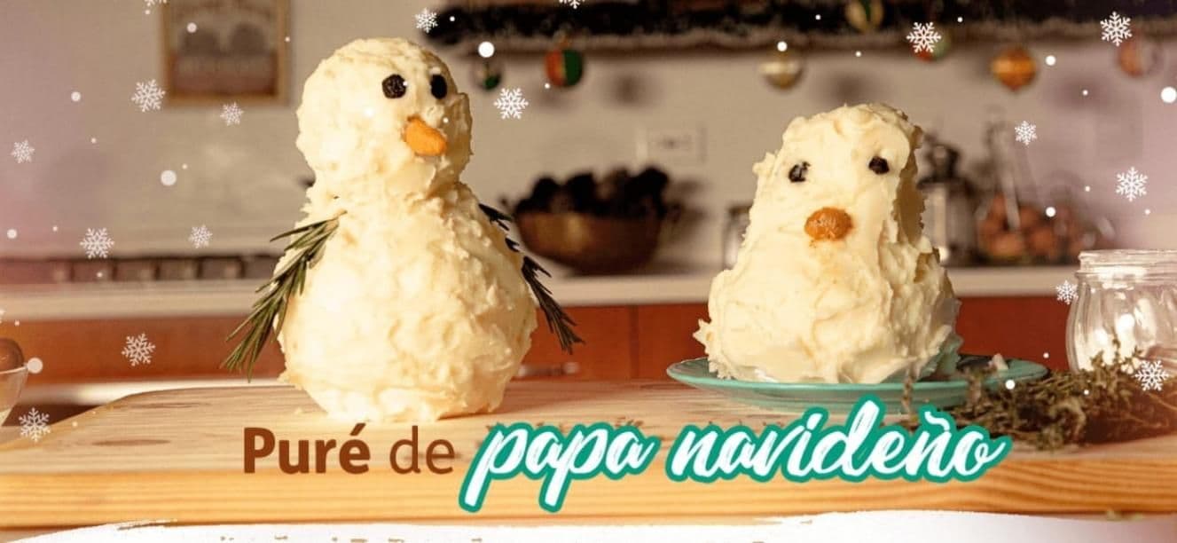 Pure de papa navideño