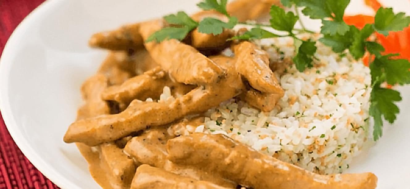 Cerdo con salsa de lulo