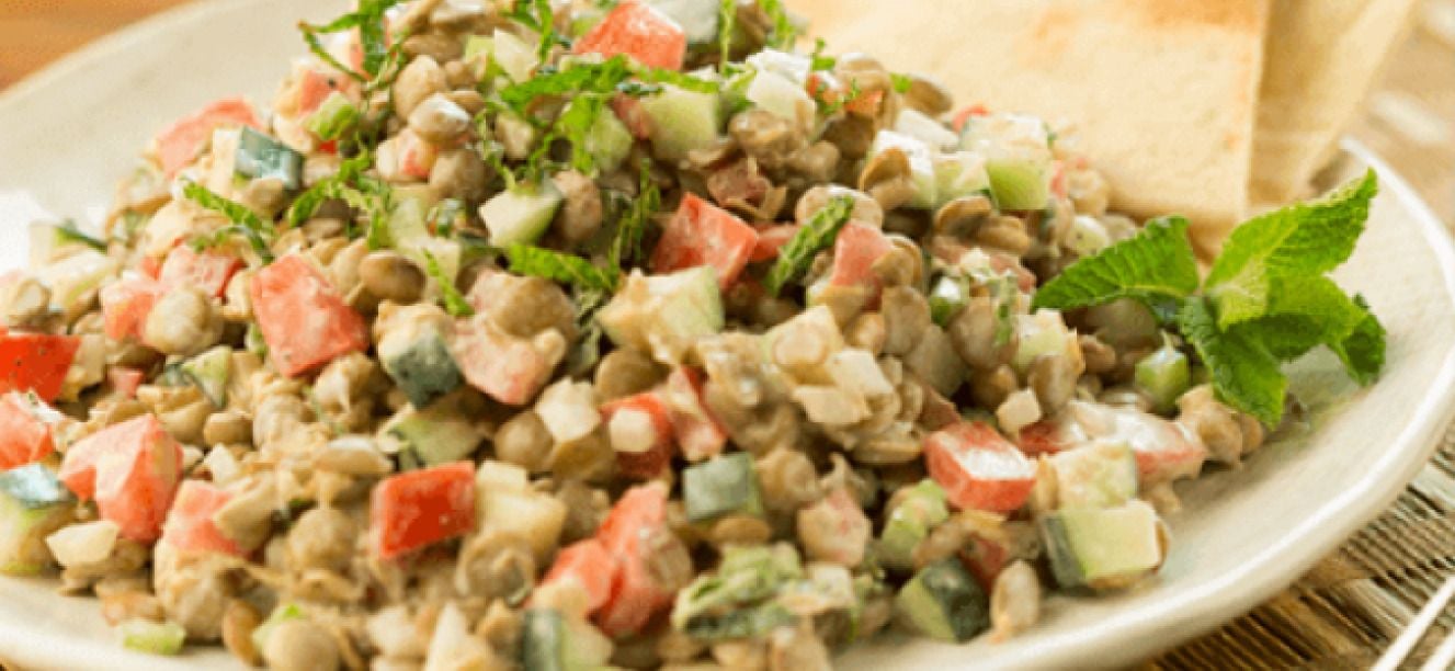 Ensalada de lentejas