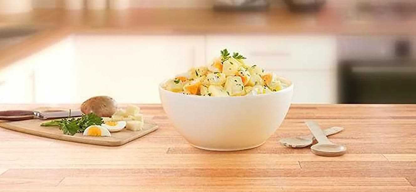 Ensalada de papa y huevo