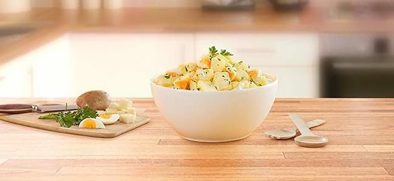 Ensalada de papa y huevo