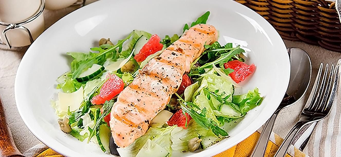 Ensalada tibia de pescado