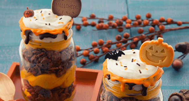 Receta para Halloween: Vasitos tenebrosos