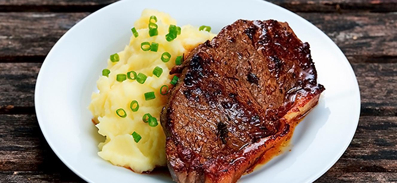 Carne de res con papa gratinada | Crema de leche Alquería Carne de res con papa gratinada | Crema de leche Alquería