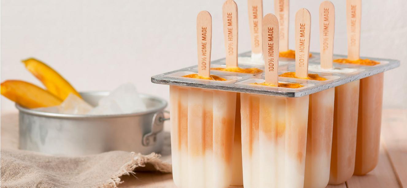 Prepara deliciosas paletas de mango y vainilla | Crema de Leche Alquería