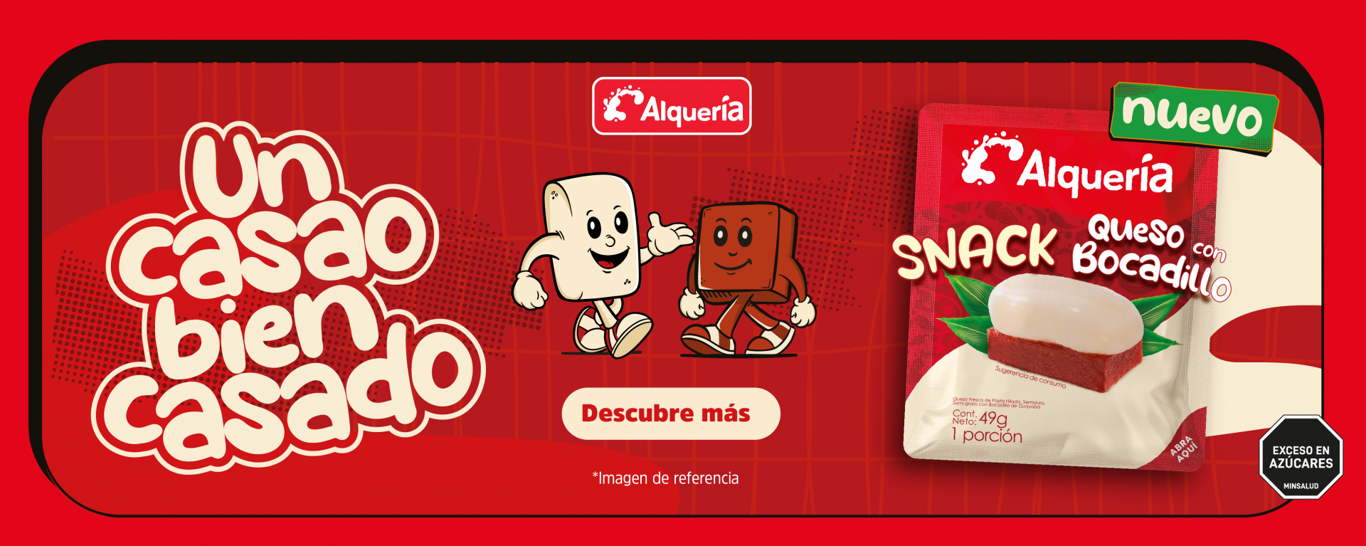 Queso y bocadillo
