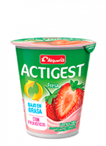 Actigest Fresa en vaso Alquería Actigest Fresa en vaso Alquería