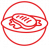 Icono rojo diversas preparaciones Suero Costeno Alquería