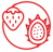 Icono rojo Sabor a Pitaya Actigest Pitaya Alquería