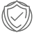 Escudo nutricalcio alquería icono gris escudo nutricalcio alquería